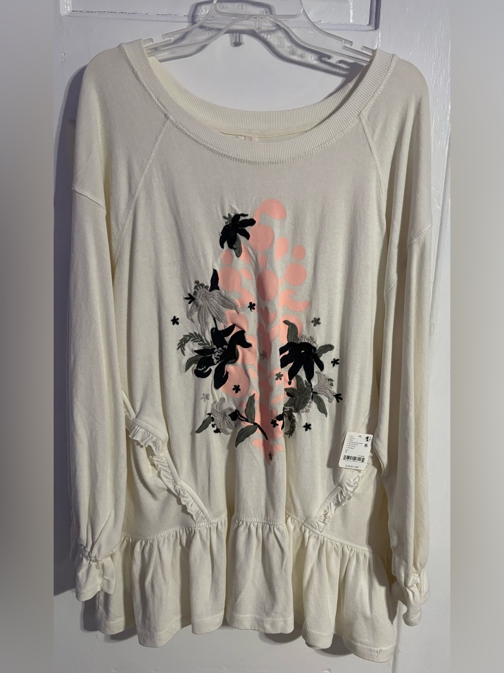 FP Movement x Free People Spring Forward Tunic in Pastel Peach Combo - Picture 8 of 10